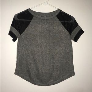 H&M grey short sleeve shirt